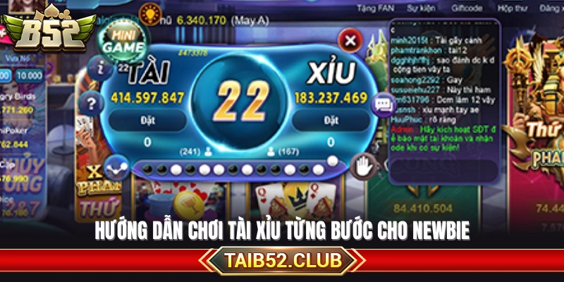 Hướng dẫn chơi tài xỉu cơ bản cho người mới 